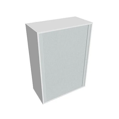 Skříň polic rolet levá 111*80 cm DZ38007L, bílá/šedá Top Prodej
