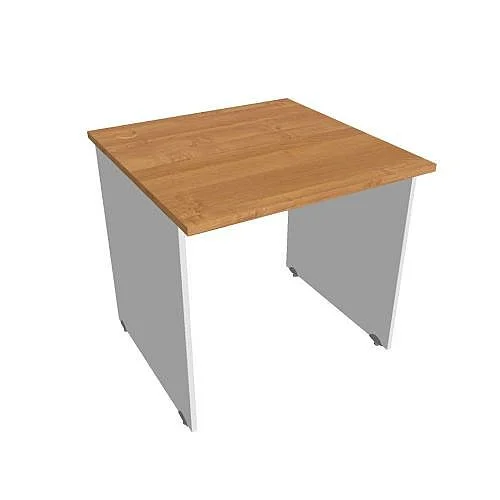 Stůl pracovní rovný 80 cm GS800, bílá/olše Ihned K Objednání