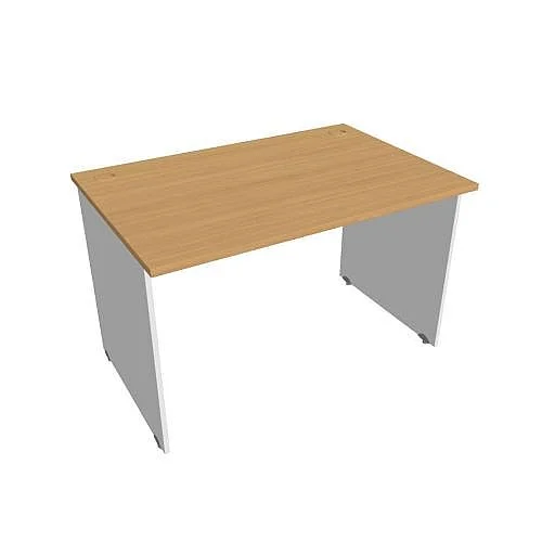 Nejlepší Volba Stůl pracovní rovný 120 cm GS1200, bílá/buk