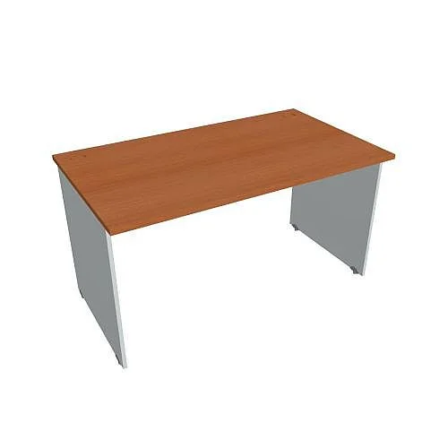 Expresní Doručení Stůl pracovní rovný 140 cm GS1400, šedá/třešeň