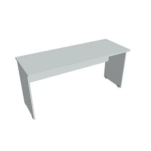 Finální Výprodej Stůl pracovní rovný 160 cm hl60 GE1600, šedá/šedá