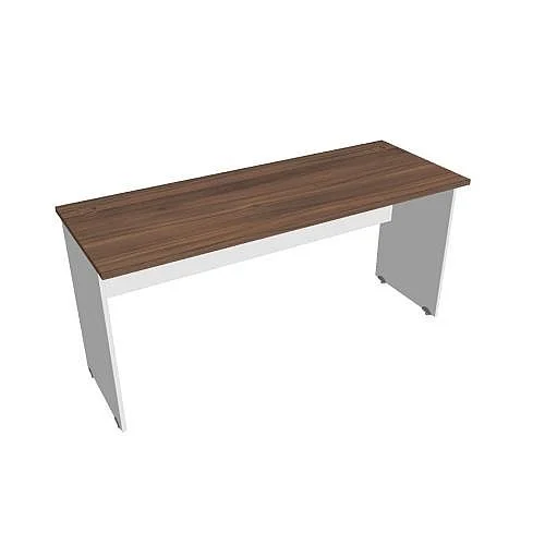 Horká Nabídka Stůl pracovní rovný 160 cm hl60 GE1600, bílá/ořech