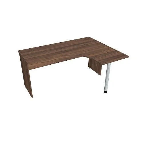 Akce Stůl ergo levý 160*120 cm GE60L, ořech/ořech