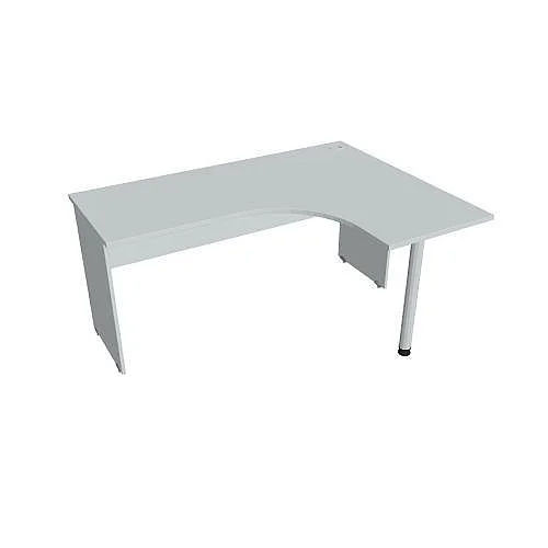 Rychlé Dodání Stůl ergo levý 160*120 cm GE60L, šedá/šedá