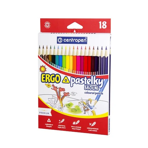 Pastelky Centropen 3HR 9521/ 18ks Oblíbený