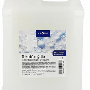 Antibakteriální tekuté mýdlo Vione Extra Hygiene - s glycerinem, avokádo, bílé, 5 l Speciální Cena