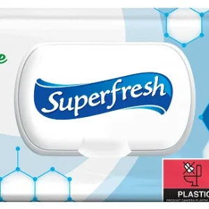 Antibakteriální vlhčené ubrousky na ruce Superfresh - bez alkoholu, 72 ks Vysoce Kvalitní