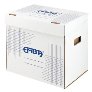 Archivační box Emba I/3x75 - 350x240x300 mm, bílý Přímo Od Výrobce