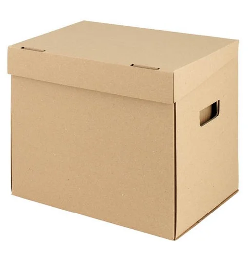 Víkendová Akce Archivační box Emba I/3x75 S - 350x240x300 mm, hnědý