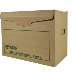 Akční Cena Archivační box Emba Strong I/5x75 - 400x335x265 mm, hnědý - DOPRODEJ