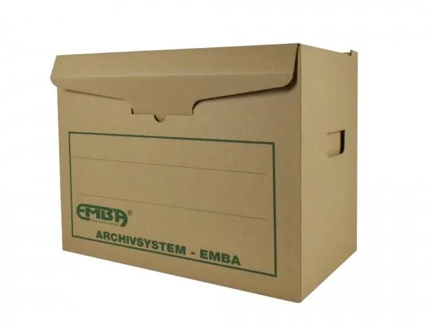 Akční Cena Archivační box Emba Strong I/5x75 - 400x335x265 mm, hnědý - DOPRODEJ