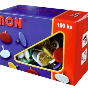 Barevné připínáčky RON 224 - 10 mm, 100 ks Akční Nabídka
