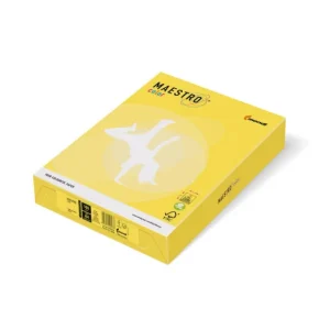 Koupit Online Barevný papír A3 Maestro Color CY39 - intenzivní kanárkově žlutá, 80 g, 500 listů - DOPRODEJ