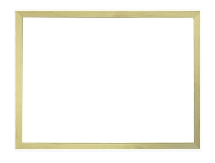 Levný Bílá tabule v dřevěném rámu Victoria - 40x60 cm, lakovaný povrch, nemagnetická