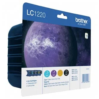 Brother originální ink LC-1220VALBP, CMYK, 4x300str., Brother DCP-J925 DW Must-Have