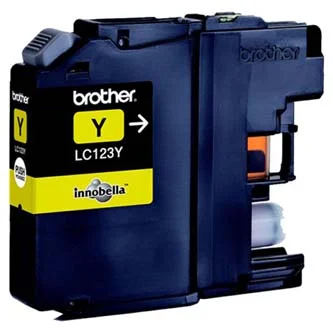 Brother originální ink LC-123Y, yellow, 600str., Brother MFC-J4510 DW Koupit Online