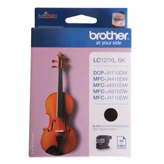 Brother originální ink LC-127XLBK, black, 1200str., Brother MFC-J4510 DW Sleva