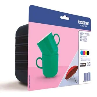 Horká Nabídka Brother originální ink LC-227XLVALBP, CMYK, 1200str., Brother MFC-J4420DW, MFC-J4620DW