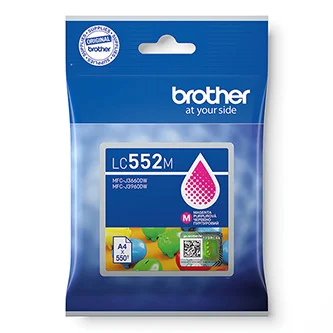 Brother originální ink LC552M, magenta, 550str. Nová Kolekce