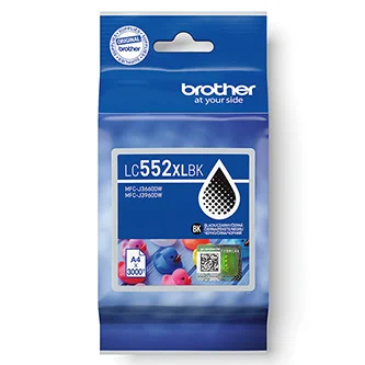 Nakupujte Hned Brother originální ink LC552XLBK, black, 3000str.