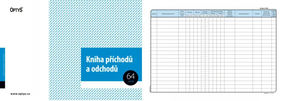Kniha příchodů a odchodů/OP260 Sezónní Sleva