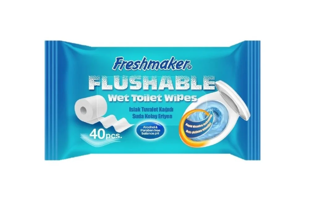 Hit Sezóny Vlhčený toaletní papír Freshmaker, 40ks