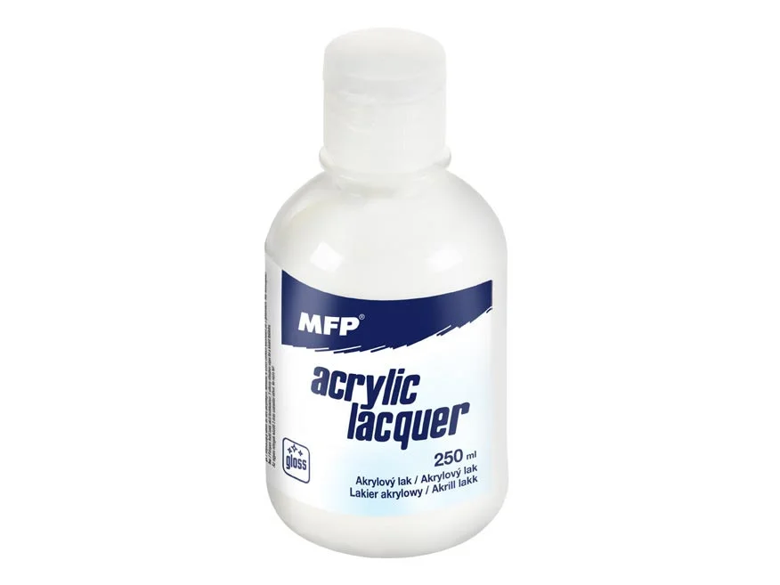 Lak akryl, lesklý, 250ml Finální Výprodej