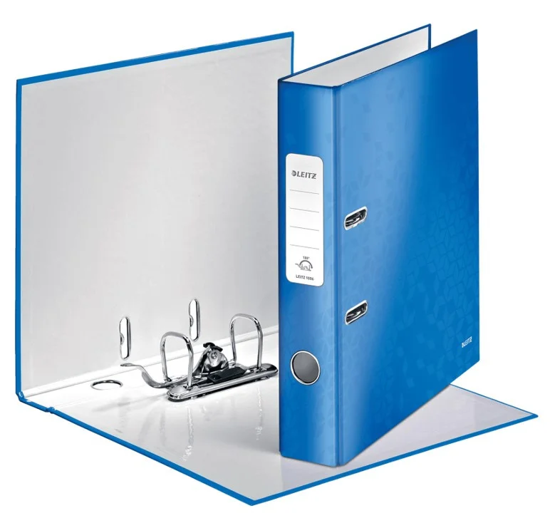 Finální Výprodej Pákový pořadač A4 Leitz 180° WOW, 5cm, modrá