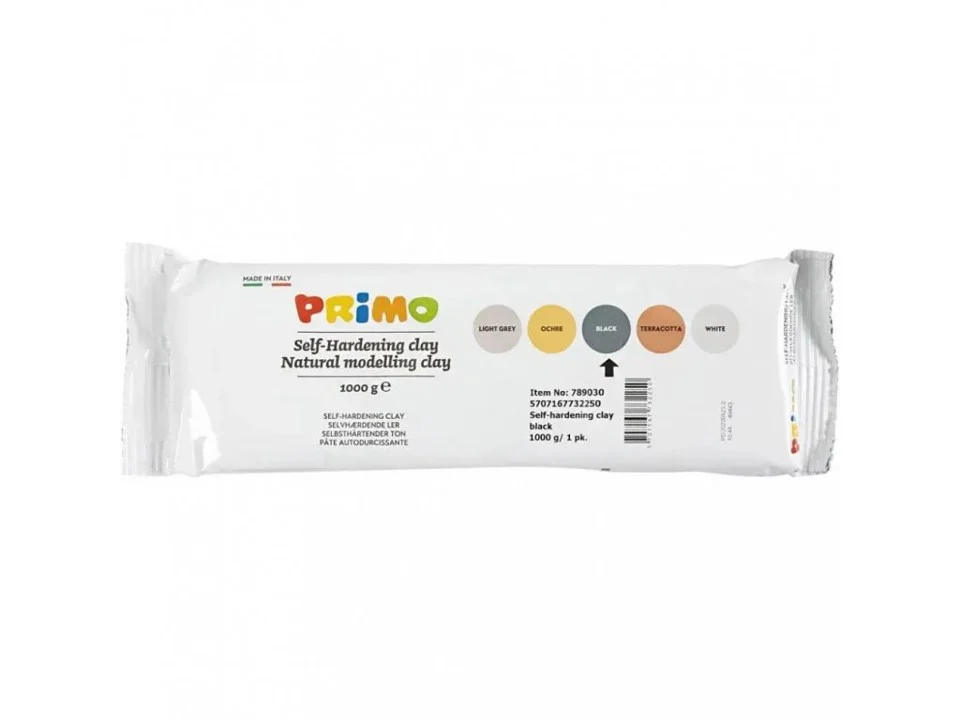 Nakupujte Hned Modelovací samotvrdoucí hmota Primo, černá, 1kg
