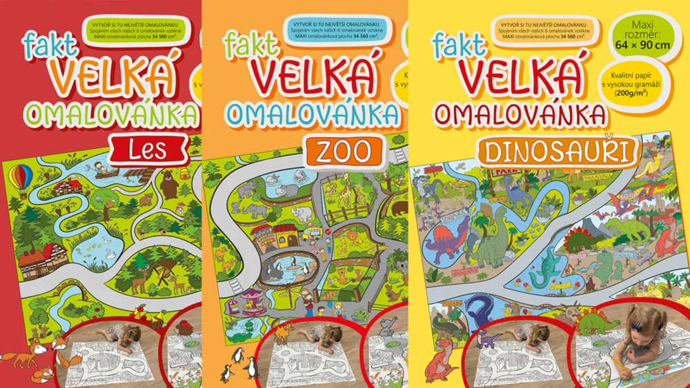 Výhodná Nabídka Omalovánka, velkoformátová, 64x90cm