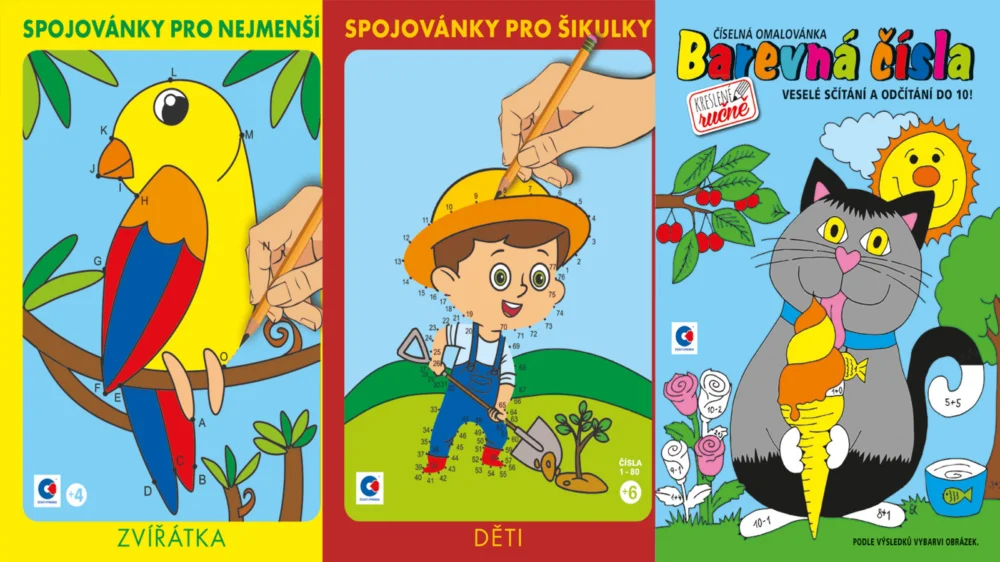 Odeslání Ihned Naučná omalovánka/vystřihovánka/pracovní list, A4