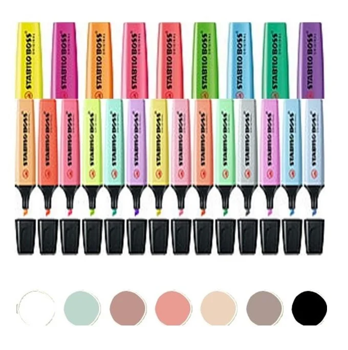 Bezpečná Platba Popisovač, zvýrazňovač Stabilo Boss, 2,5mm, mix barev, 1ks.