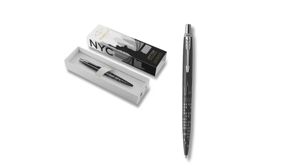 Parker Jotter Global Icons New York Black CT, kuličkové pero Horká Nabídka
