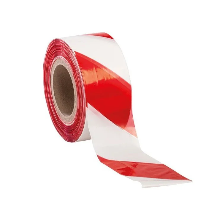 Cenový Hit Páska PE výstražná, 8cm x 250m, červeno-bílá