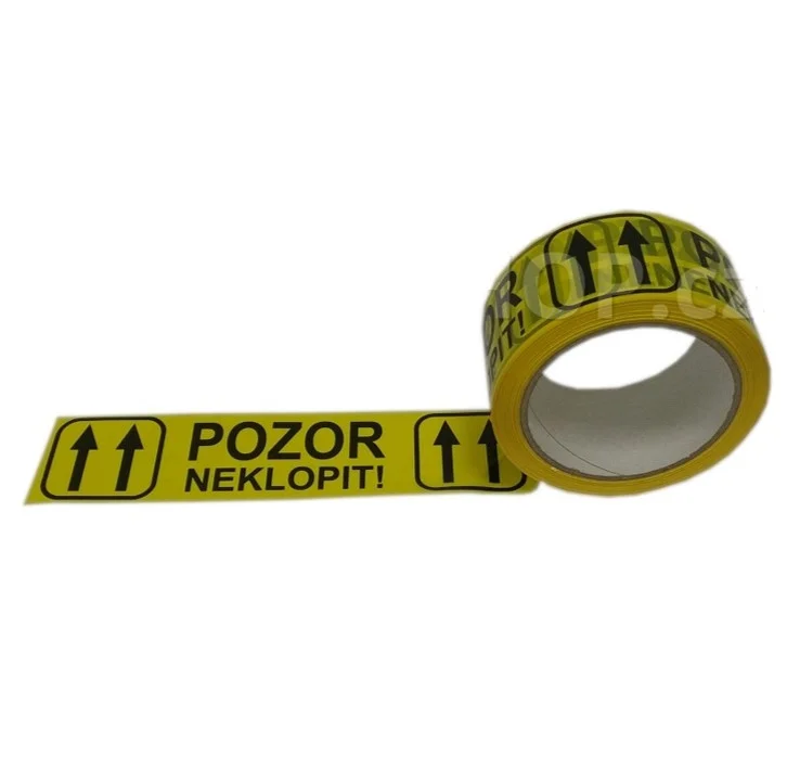 Poslední Šance Lepící páska s potiskem, 50mm x 60m, HM, POZOR NEKLOPIT