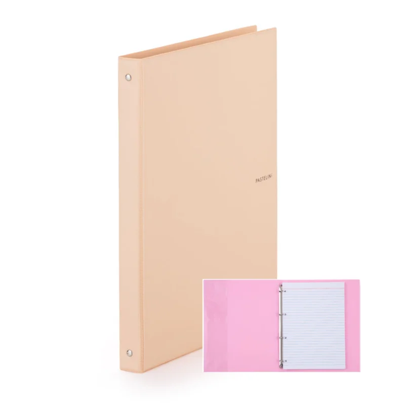 Bezpečná Platba Záznamník kroužkový A4, PVC, karis, Pastelini, meruňková