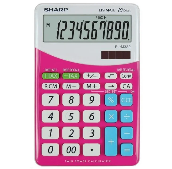 Kalkulačka SHARP EL-M332BPK, růžová Vysoce Kvalitní