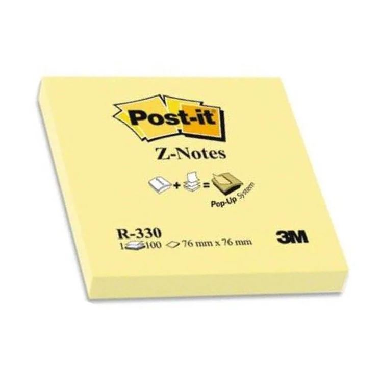 Tovární Cena Samolepící bloček 76x76mm, 3M, Post-it Z, 100l, žlutá