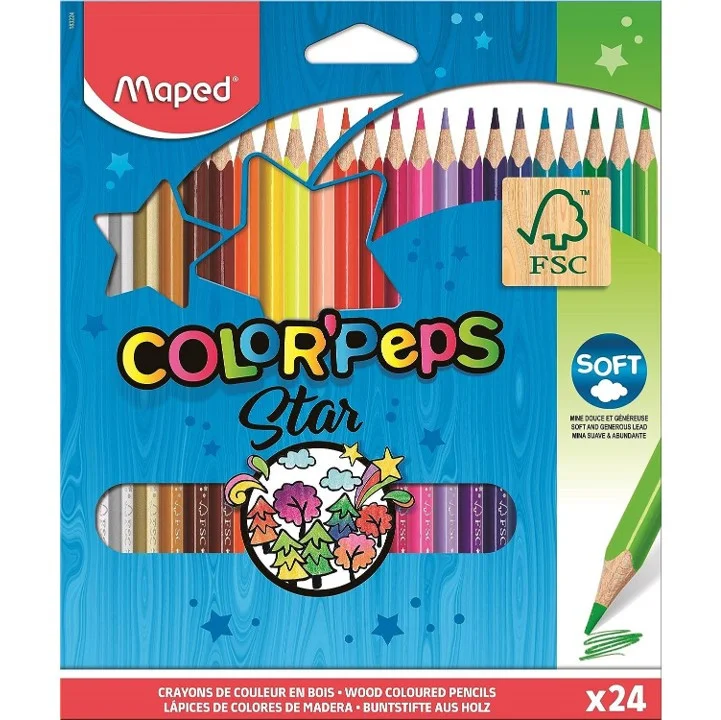 Ihned K Objednání Pastelky Maped, trojhranné, 24ks