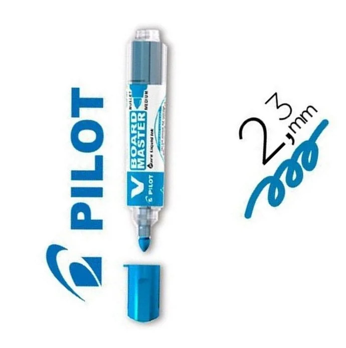 Popisovač Pilot V-Board Master, 2.3mm, modrá. Vysoce Kvalitní