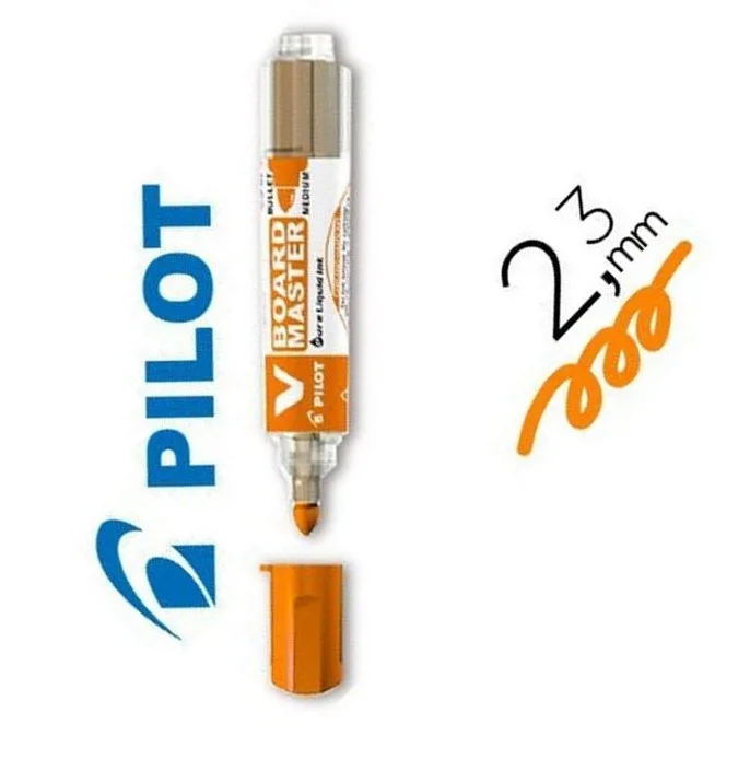 Must-Have Popisovač Pilot V-Board Master, 2.3mm, oranžová.