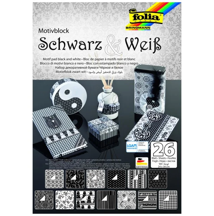 Blok B4, kreativní, 80g/130g/270g, 30l Autentický