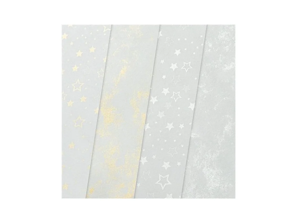 Designový papír A4 Starshine, 200 g,stříbrný, 20ks Horká Nabídka