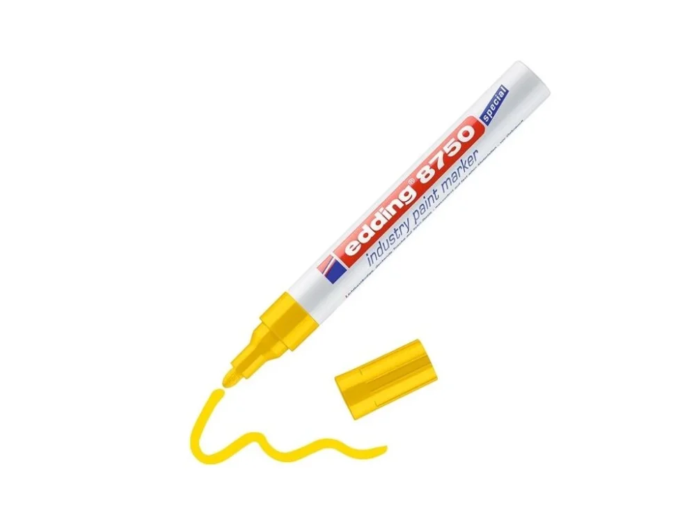 Oblíbený Lakový popisovač Edding 8750, žlutý