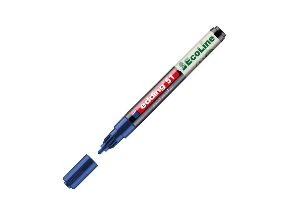 Expresní Doručení Lakový popisovač Edding EcoLine 51, modrý
