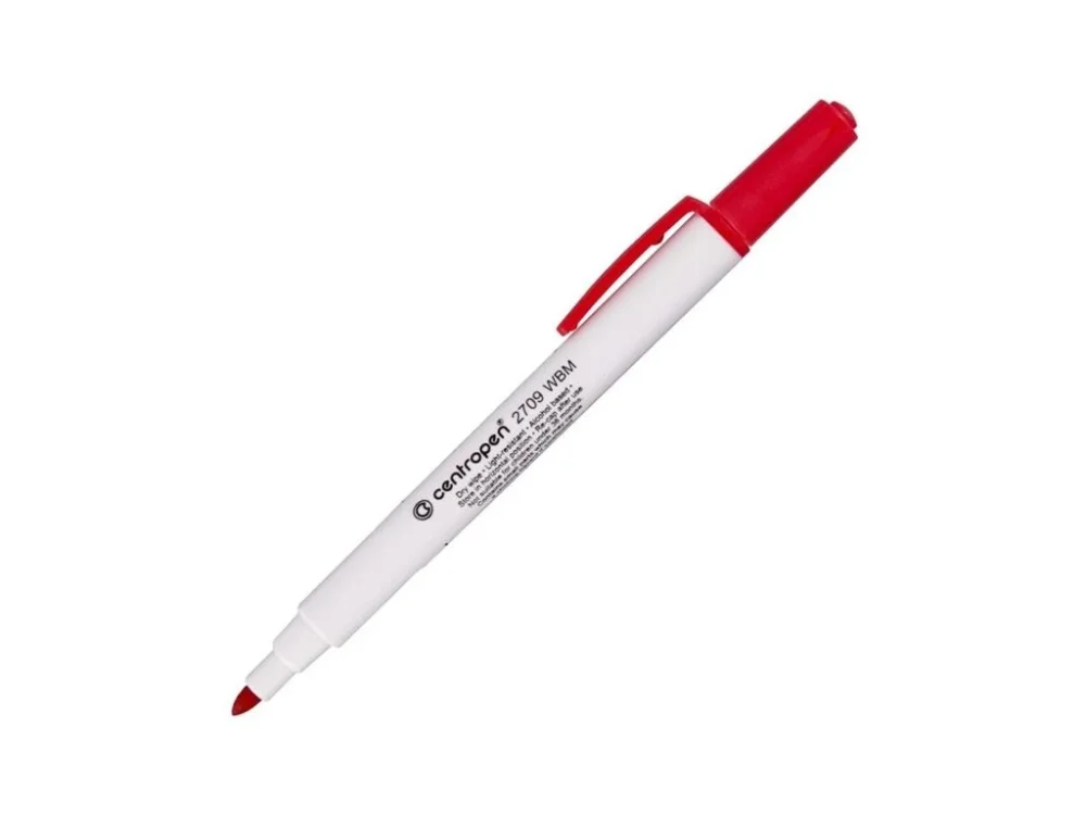 Popisovač na bílé tabule Centropen 2709, červený Levný