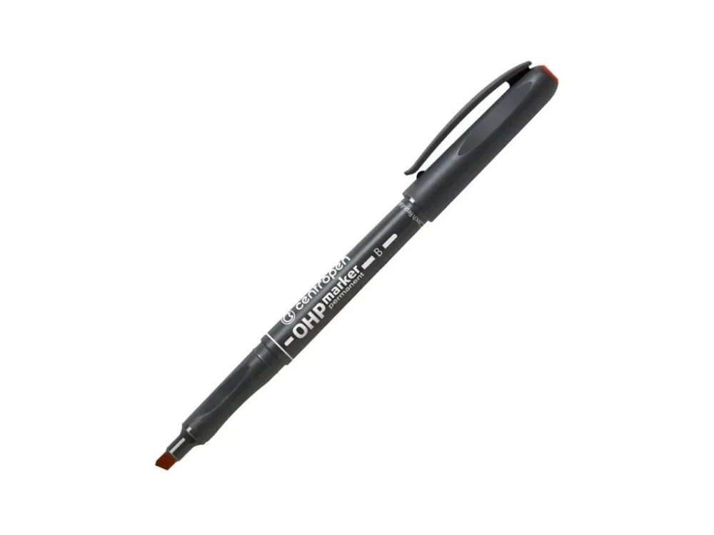 Permanentní popisovač Centropen 2638, červený Značkový