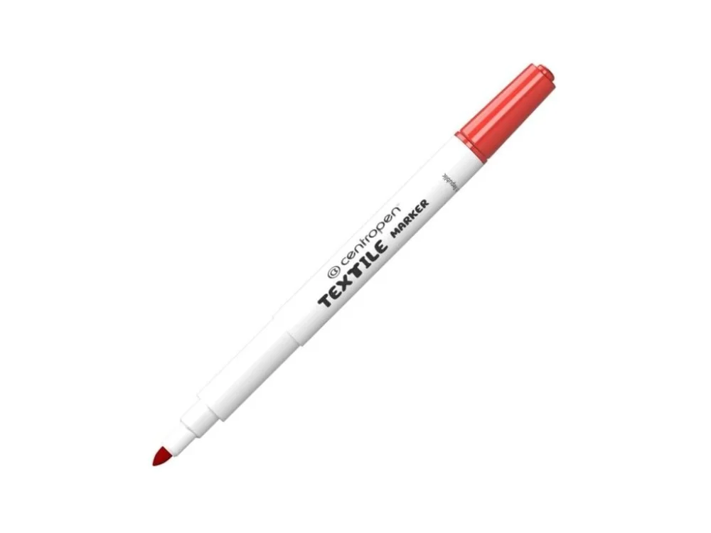 Pouze Dnes Textilní popisovač Centropen 2739 červený, silný