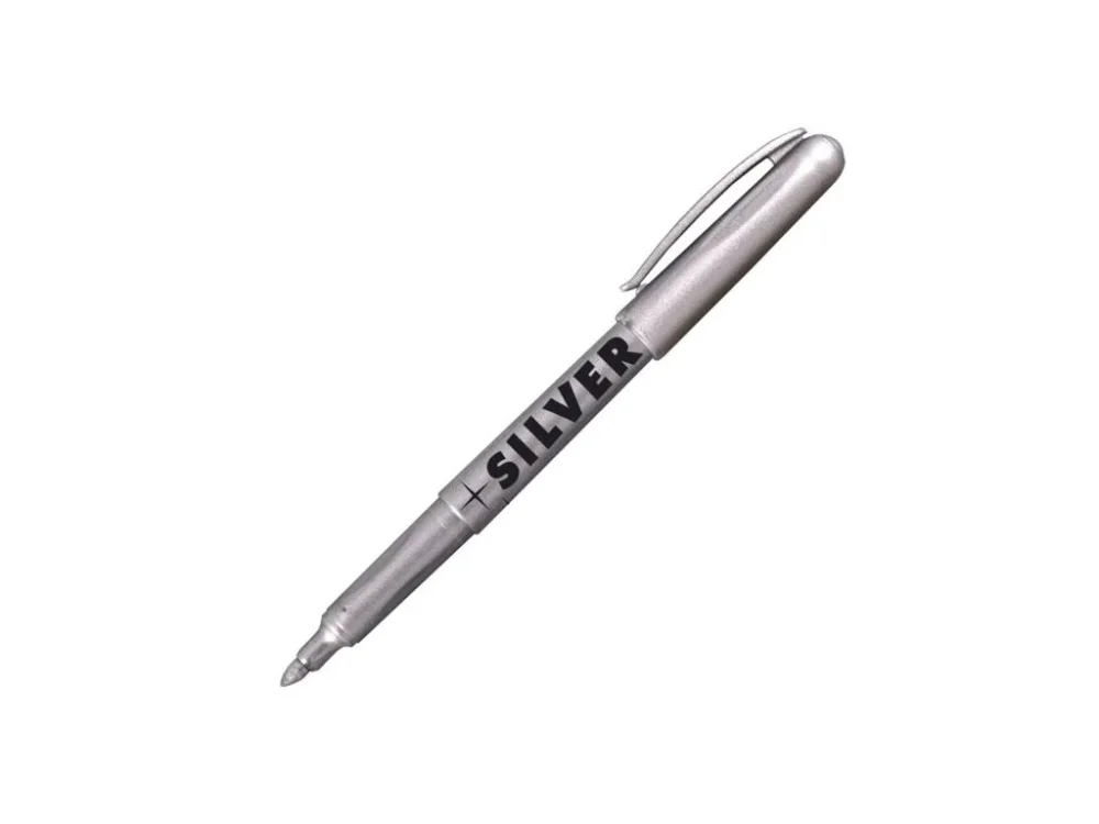 Permanentní popisovač Centropen 2670, stříbrný Odeslání Ihned