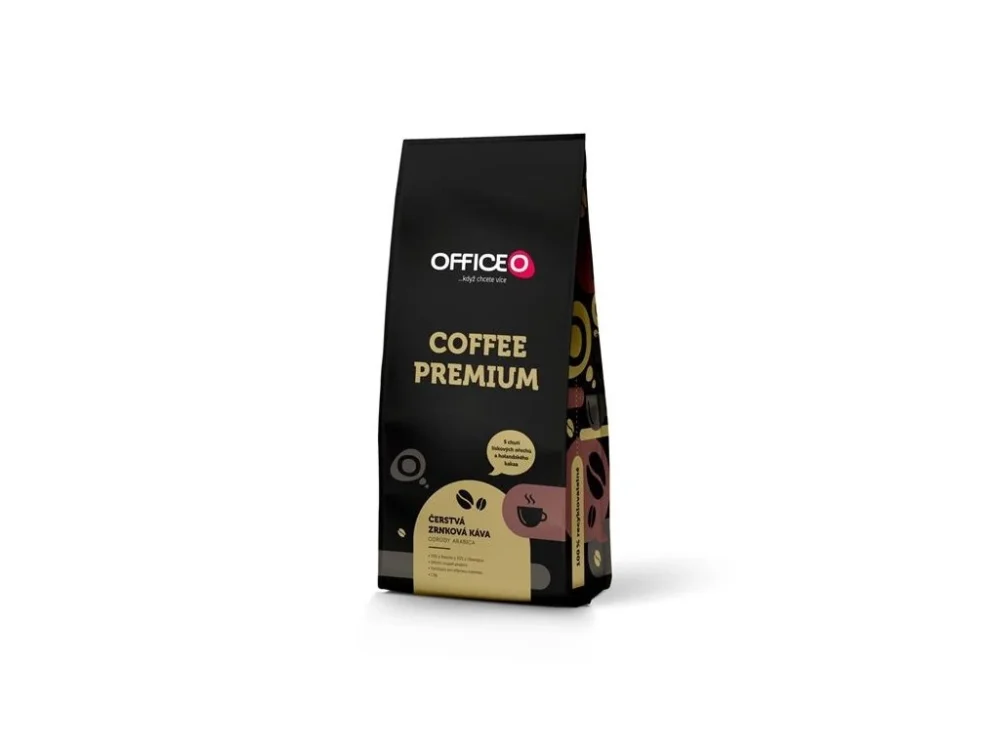 Zrnková káva OFFICEO Premium - 1 kg Top Prodej